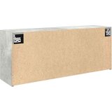 vidaXL Kopalniška stenska omarica betonsko siv 100x25x40 cm inž. les | Shoptok.si