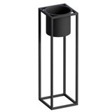 WALLXPERT Dekorativna saksija GED-023, 15x50x15 cm, O 12 cm,, Crna | Eponuda.ba