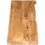 vidaXL Mizna plošča z naravnim robom 140x40x3,8 cm trden mangov les, (21412496) | Shoptok.si