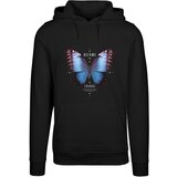 Mister Tee Men's sweatshirt Become The Change Butterfly Hoody black Cene