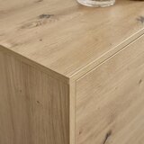 Bessagi Home komoda fosca, hrast, črna | Shoptok.si