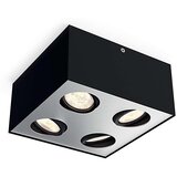 Box LED spot svetiljka crna 4x4.5W 50494/30/P0 | Eponuda.com