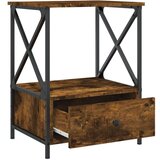 vidaXL Noćni ormarić boja hrasta 50 x 41 x 50 cm od konstruiranog drva | shoptok.hr