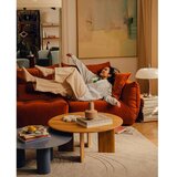 Micadoni Okrugao stolić za kavu od punog hrasta u prirodnoj boji ø 90 cm Charlotte – | shoptok.hr