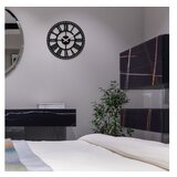 WALLXPERT dekorativni metalni zidni sat enzoclock S004 black | ePonuda.com
