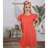 Pri Cotton simple dress with frills | shoptok.hr