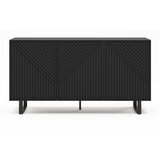 Marckeric Crna komoda 151x80x35 cm Peta – | shoptok.hr