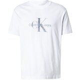 Calvin Klein Jeans Majica dimno modra / siva / črna / bela | Shoptok.si