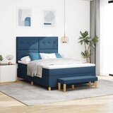  s opruga kutije s uzglavljem Plava 200 x 160 cm tkanina | shoptok.hr