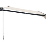 vidaXL Tenda na uvlačenje krem 3 5 x 2 5 m od tkanine i aluminija | shoptok.hr