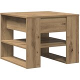  Stol za kavu Artisan hrast 55,5x55x45 cm izrađeno drvo | shoptok.hr