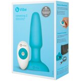 b-Vibe Analna kupa Rimming 2, Rotirajuća, 15cm, Plava | Eponuda.com