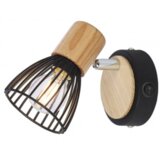 spot crna drvo lampa