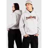 Thrasher X Spitfire Big Head Outline Pulover s kapuco ash grey Cene