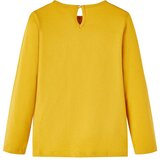  Dječja majica dugih rukava oker 116 | shoptok.hr