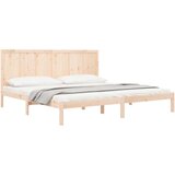  Posteljni okvir iz trdne borovine 200x200 cm, (20644675) | Shoptok.si