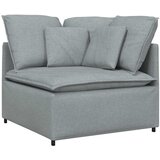  Modularna sofa s jastucima, tkanina, svijetlo siva | shoptok.hr