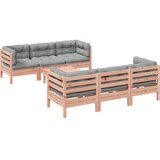  7-dijelni set vrtnih sofa s jastucima masivno drvo duglazije | shoptok.hr