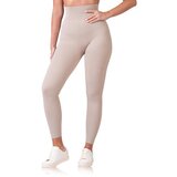 Bellinda RIB OPTIC LEGGINGS - Women's Fashion Leggings - Taupe Cene