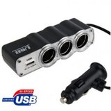  za Auto upaljač sa 3utora + 3USB 0921 Cijene