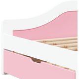 Dnevni krevet s 2 ladice bez madraca IRUN bijelo&roza 90x200 cm | shoptok.hr