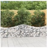  Lučne gabionske košare 6 kom 200x30x60/80 cm pocinčano željezo | shoptok.hr