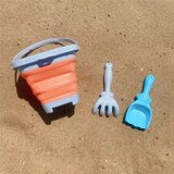 Woopie set sklopivih kanti s grabljama i lopaticom, narančasta | shoptok.hr