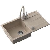 Quadron komplet pomivalno korito/armatura READY-MAX bež | Shoptok.si