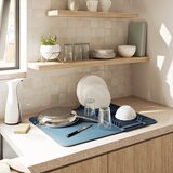 Umbra Plava tekstilna podloga za ocjeđivanje posuđa 61x46 cm Udry – | shoptok.hr