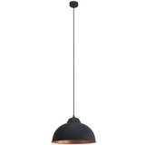 Eglo Viseča svetilka Eglo Truro (60 W, E27, višina: 110 cm, premer: 37 cm, črna/bakrena) | Shoptok.si