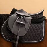 Olimp Sport Posedlica za konje i ponije od ovčije koze crna | ePonuda.com