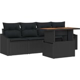  Set vrtnog kauča Set od 5 Crna Ratan | shoptok.hr