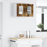  Zidni stakleni ormarić PORTO Dimljeni hrast 60 x 31 x 40 cm | Eponuda.ba