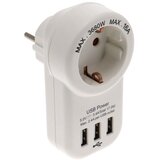 Master Utikač-T 1-izlaz + 3xUSB GES-309 | Eponuda.ba