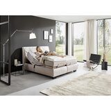 Dieter Knoll POSTELJA BOXSPRING 180 cm x 200 cm , tekstil bež | Shoptok.si