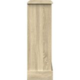vidaXL Okvir za kamin sonoma hrast 90x30x90 cm inženirski les | Shoptok.si