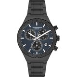 Lee Cooper Muški ručni sat, Kvarcni mehanizam, 43mm, Teget kućište, Crni, LC07853.690 | Eponuda.com
