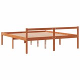  Krevet za starije osobe voštano smeđi 150 x 200 cm od borovine | shoptok.hr