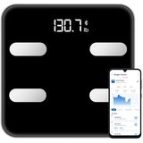 Pametna bluetooth elektronska vaga BMI BMR sa aplikacijom - crna | Shoptok.si
