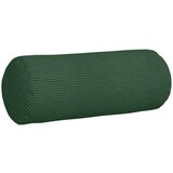 vidaXL Blazine 2 pcs Temno zelena Ø 15 x 40 cm Žametna tkanina | Shoptok.si