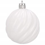  Set Božićnih kuglica bijele boje, 6 cm - 20 komada | shoptok.hr