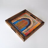 Aberto Design Poslužavnik REF056 35 x 35 x 4 cm, Šareni | ePonuda.com