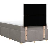 Krevet s oprugama i madracem smeđesivi 120 x 200 cm od tkanine | shoptok.hr