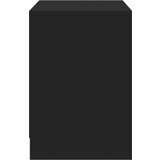 vidaXL TV omarica z LED črna 100x34x50 cm inženirski les | Shoptok.si