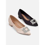 Resti Women's satin-like ballerinas with a buckle Legant | ePonuda.com