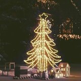  LED sklopiva figura božićnog drvca topla bijela 87 x 87 x 93 cm | shoptok.hr