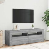 TV ormarić s LED svjetlima boja hrasta sonome 120 x 35 x 40 cm Cijene