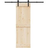 vidaXL Pribor za klizna vrata 183 cm čelični crni | shoptok.hr