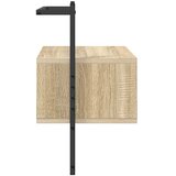  Noćni ormarić zidni boja hrasta 35x30x51 cm konstruirano drvo | Eponuda.com