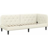  Kutni okvir kreveta Krema 80 x 200 cm Baršun | shoptok.hr